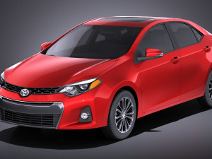 Toyota Corolla 2016 S USA 3D Model