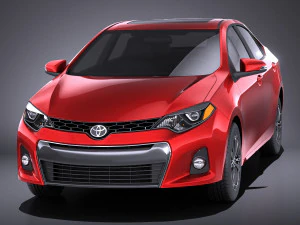 Toyota Corolla 2016 S USA 3D Model