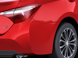 Toyota Corolla 2016 S USA 3D Model