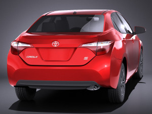 Toyota Corolla 2016 S USA Model 3D