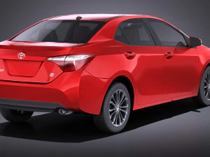 Toyota Corolla 2016 S USA 3D Model