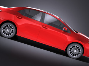 Toyota Corolla 2016 S USA Model 3D