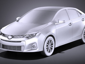 Toyota Corolla 2016 S USA Model 3D