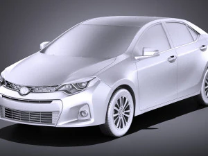 Toyota Corolla 2016 S USA 3D Model