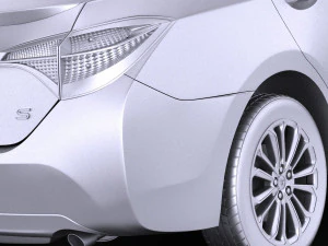 Toyota Corolla 2016 S USA 3D Model