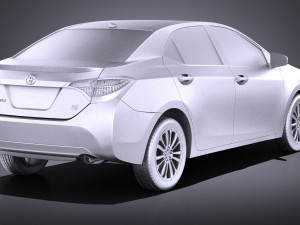 Toyota Corolla 2016 S USA Model 3D