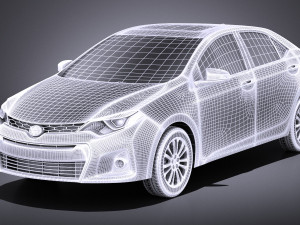 Toyota Corolla 2016 S USA Model 3D