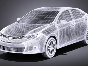 Toyota Corolla 2016 S USA 3D Model