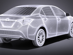 Toyota Corolla 2016 S USA Model 3D