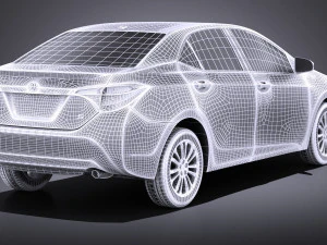 Toyota Corolla 2016 S USA 3D Model