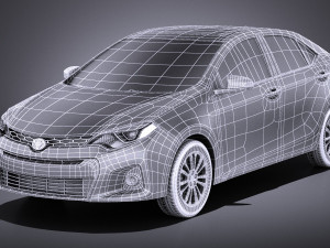 Toyota Corolla 2016 S USA Model 3D
