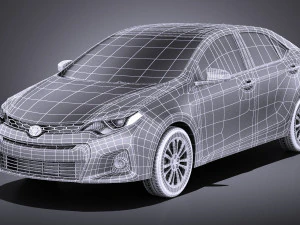 Toyota Corolla 2016 S USA 3D Model