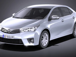 Toyota Corolla versione UE 2016 vray Modello 3D