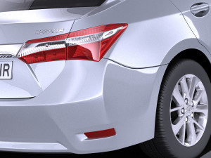 Toyota Corolla EU-Version 2016 vray 3D Model