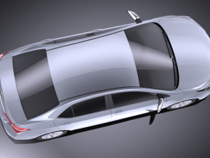 Toyota Corolla EU-Version 2016 vray 3D Model