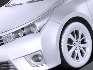 Toyota Corolla EU-Version 2016 vray 3D Model