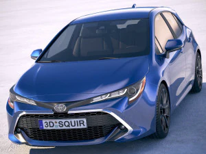 Toyota Corolla Hatchback 2019 3D Model