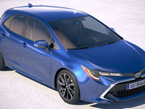 Toyota Corolla Hatchback 2019 Modello 3D