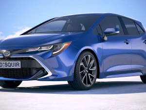 Toyota Corolla Hatchback 2019 3D Model