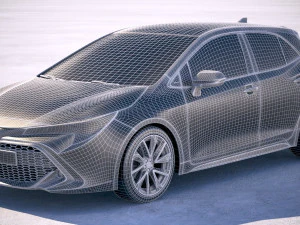 Toyota Corolla Hatchback 2019 3D Model