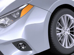 Toyota Corolla LE 2016 USA vray 3D Model