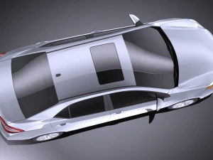Toyota Corolla LE 2016 USA vray 3D Model