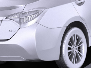 Toyota Corolla LE 2016 USA vray Modelo 3D