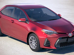 Toyota Corolla USA 2017 3D Model