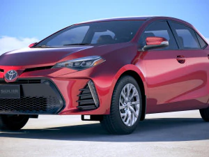 Toyota Corolla USA 2017 3D Model