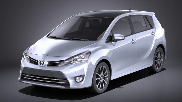 Toyota Corolla Verso 2017 vray Modelo 3D .c4d .max .obj .3ds .fbx .stl .blend 