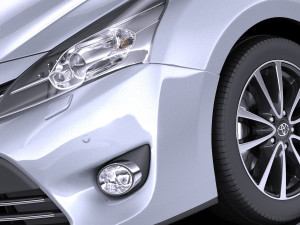 Toyota Corolla Verso 2017 vray 3D Model