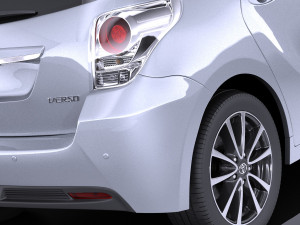 Toyota Corolla Verso 2017 vray 3D Model
