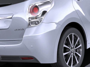 Toyota Corolla Verso 2017 vray Modelo 3D