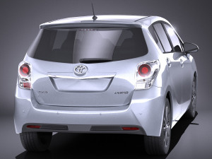 Toyota Corolla Verso 2017 vray 3D Model