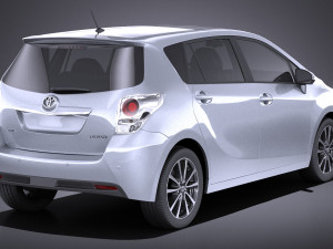 Toyota Corolla Verso 2017 vray 3D Model
