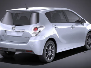 Toyota Corolla Verso 2017 vray Modelo 3D