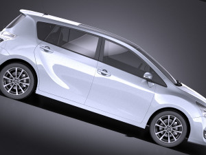 Toyota Corolla Verso 2017 vray 3D Model