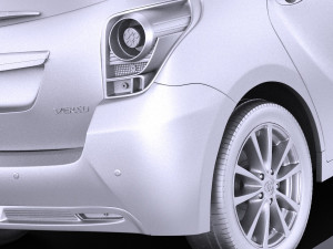 Toyota Corolla Verso 2017 vray 3D Model