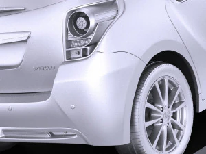 Toyota Corolla Verso 2017 vray Modelo 3D