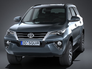 Toyota Fortuner 2017 Model 3D