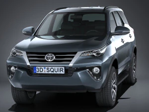 Toyota Fortuner 2017 3D Model