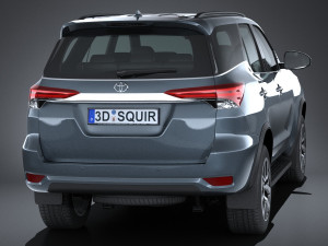 Toyota Fortuner 2017 Model 3D