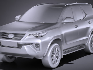 Toyota Fortuner 2017 Model 3D