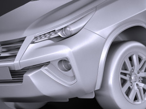 Toyota Fortuner 2017 Model 3D