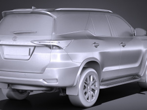 Toyota Fortuner 2017 Model 3D