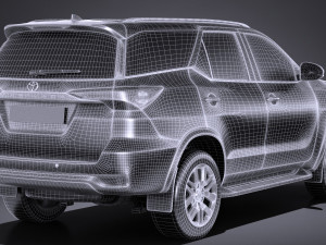 Toyota Fortuner 2017 Model 3D
