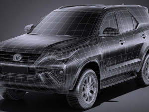 Toyota Fortuner 2017 Model 3D