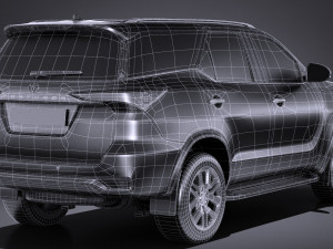 Toyota Fortuner 2017 Model 3D