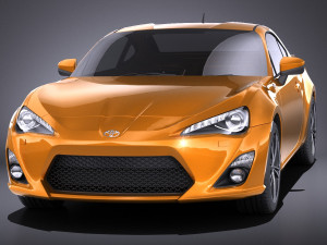 Toyota GT86 2015 vray 3D 模型