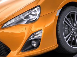 Toyota GT86 2015 vray 3D 模型